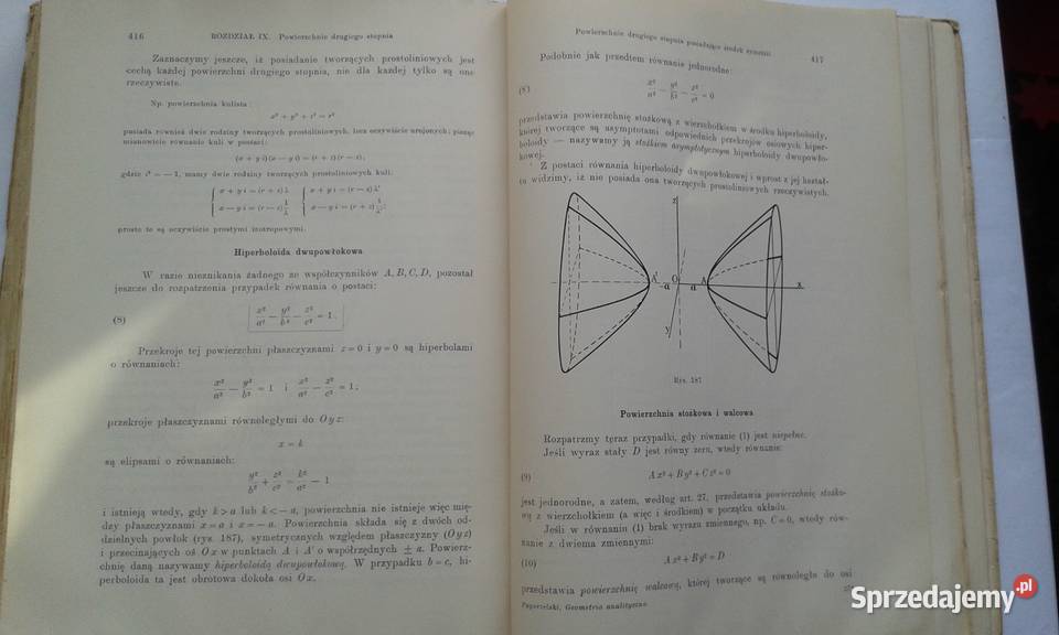 Geometria analityczna Witold Pogorzelski Rok wydania 1949 Gdynia