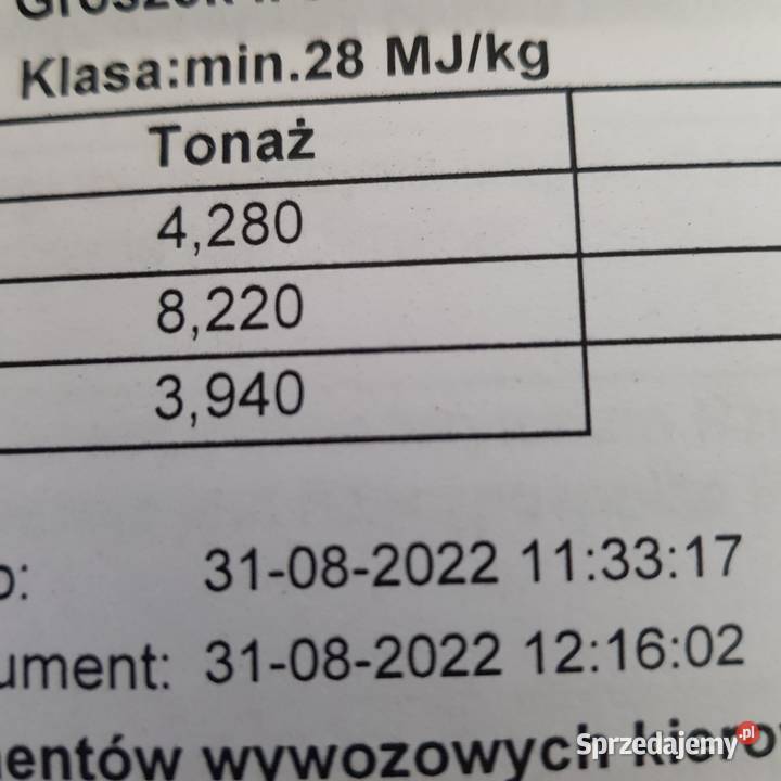 Węgiel Ekogroszek Chwałowice 25 worek Marklowice Górne