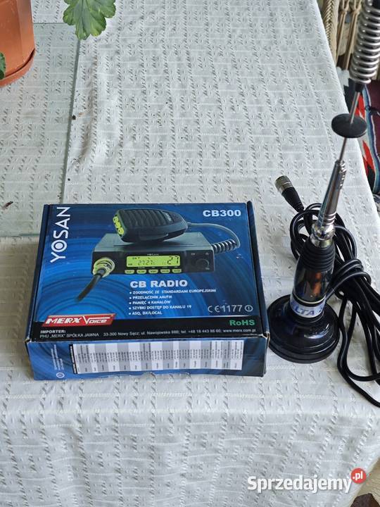 WYSTAWOWY KOMPLET CB Radio YOSAN CB300 z anteną Ostrołęka
