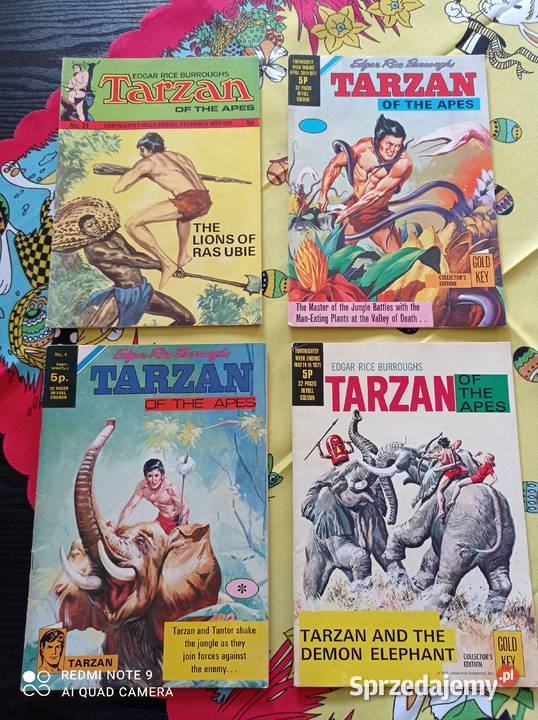 4 oryginalne komiksy Tarzan w języku angielskim Żary