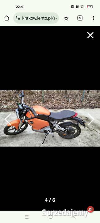 Skuter Elektryczny Super Soco TC 1200 S 50cm3