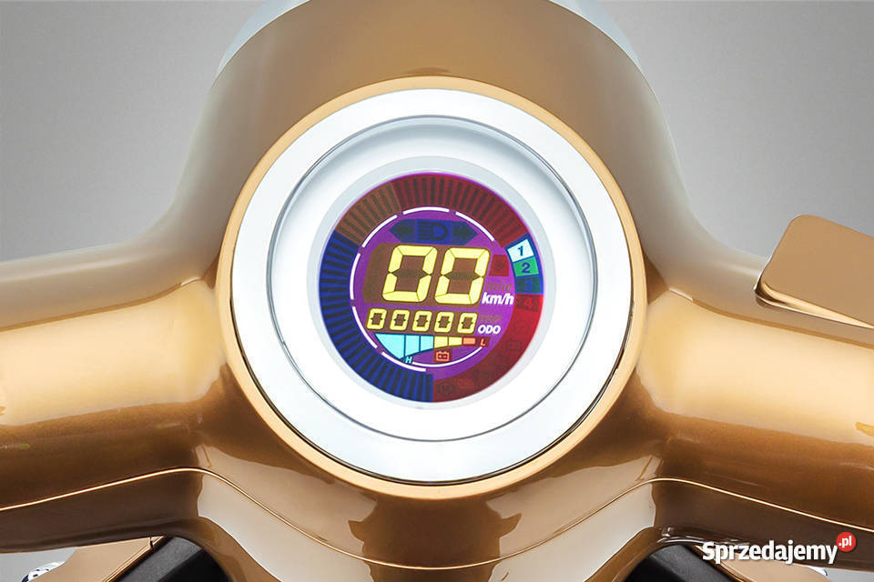 Wózek skuter elektryczny inwalidzki złoty Łańcut