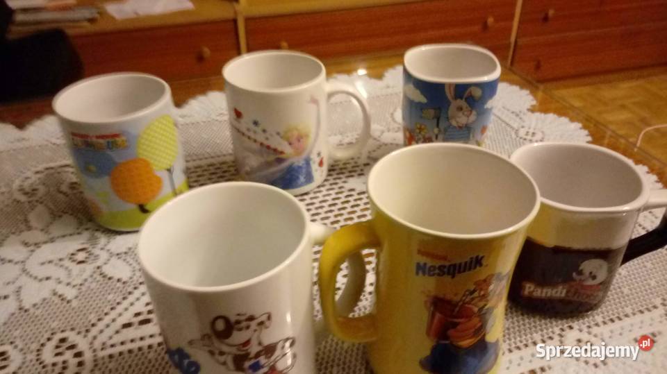 Kubki z motywem dziecięcym porcelanowe