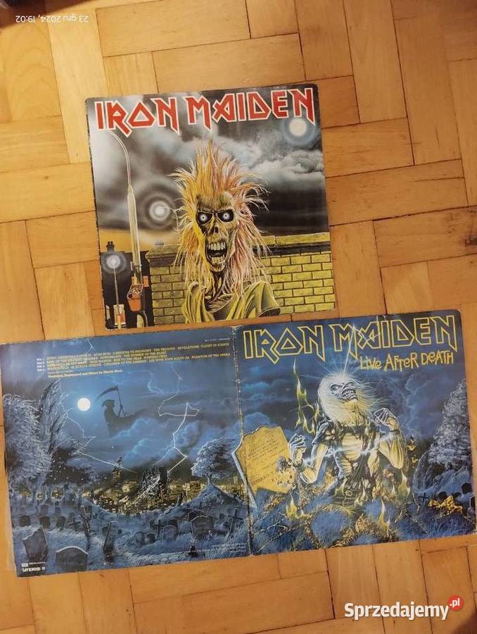 Iron Maiden dwie plyty winylowe Płyty i kasety Szczecin