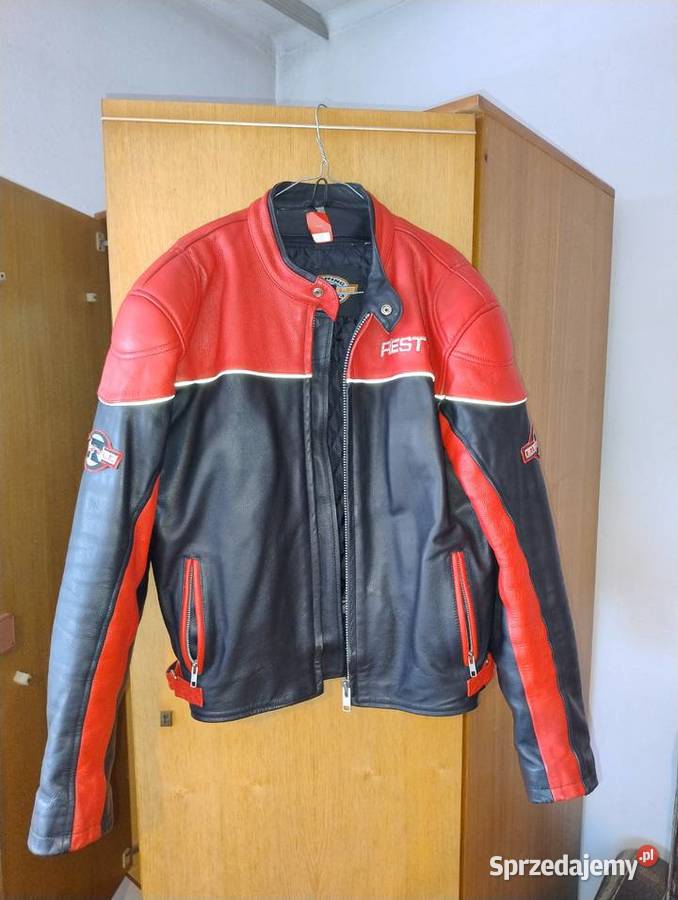 Kurtka motocyklowa skórzana Łazy
