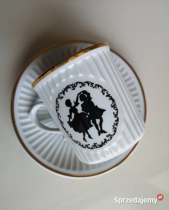 Kubek porcelana Bohemia vintage Porcelana i szkło