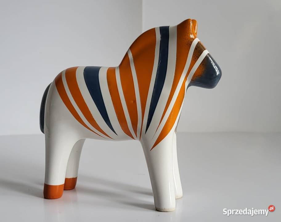 Koń Figurka Konik ceramiczny ręcznie malowany pomorskie Sierakowice sprzedam