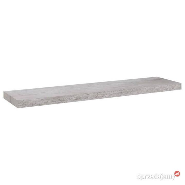 Półki ścienne 4 szarość betonu 90x235x38 MDF Warszawa
