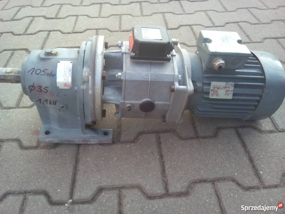 Motoreduktor 11 kW 105 obr 3faz Produkcja sprzedam