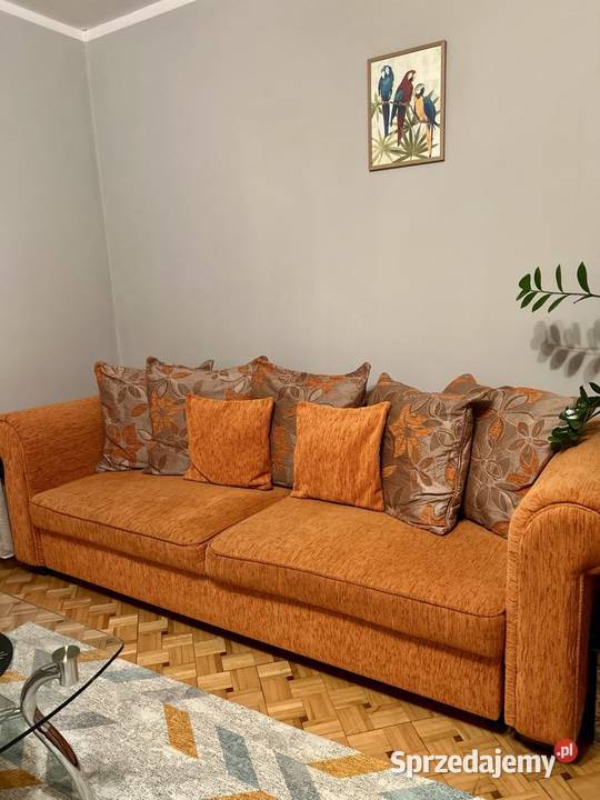 sofa rozkładania z pojemnikiem na pościel i Wilkowice