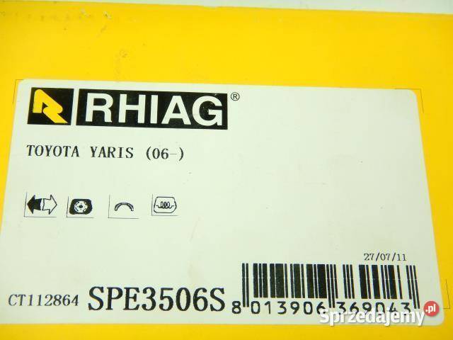 WKŁAD LUSTERKA PRAWY TOYOTA YARIS 06 RHIAG OEM sprzedam