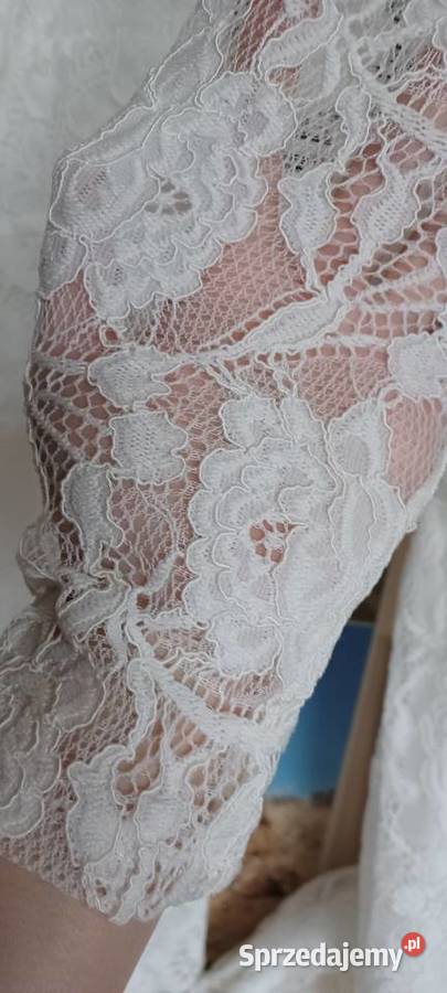 dwie suknie koronkowe ślubne XSS 37 PACH PAS 34