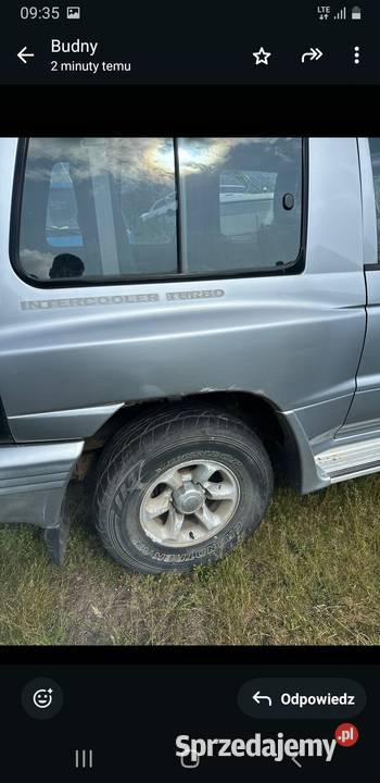 Mitsubishi Pajero Rok produkcji 2004 kujawsko-pomorskie Grudziądz