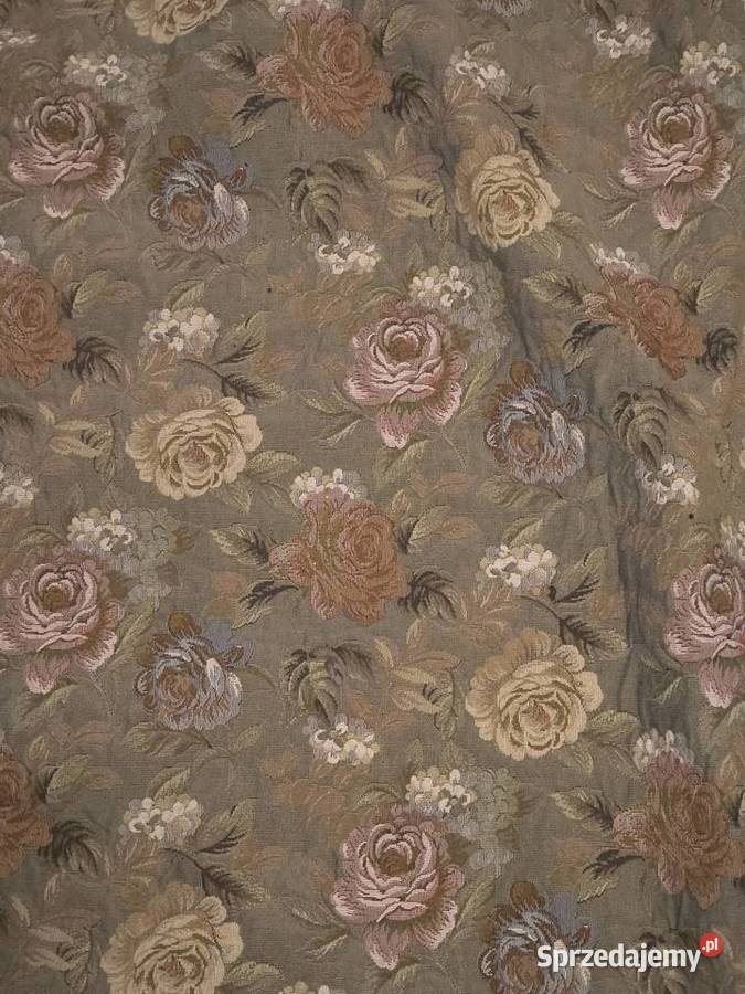 Narzuta kapa gobelinowa Beliani wzór kwiatowy Chorzew sprzedam