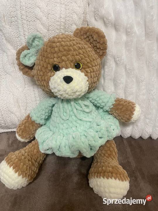 Miś pluszowy własnoręcznie wiązany małopolskie Kraków