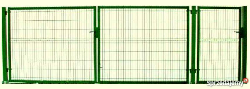 Brama dwuskrzydłowa furtka komplet wypełniona powlekane PCV mazowieckie Warszawa
