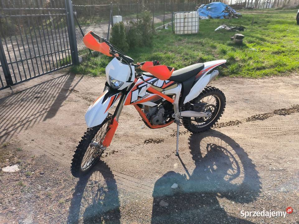 KTM FREERIDE 350 zarejestrowany zamiana na Honda elektryczny starter Sopieszyno