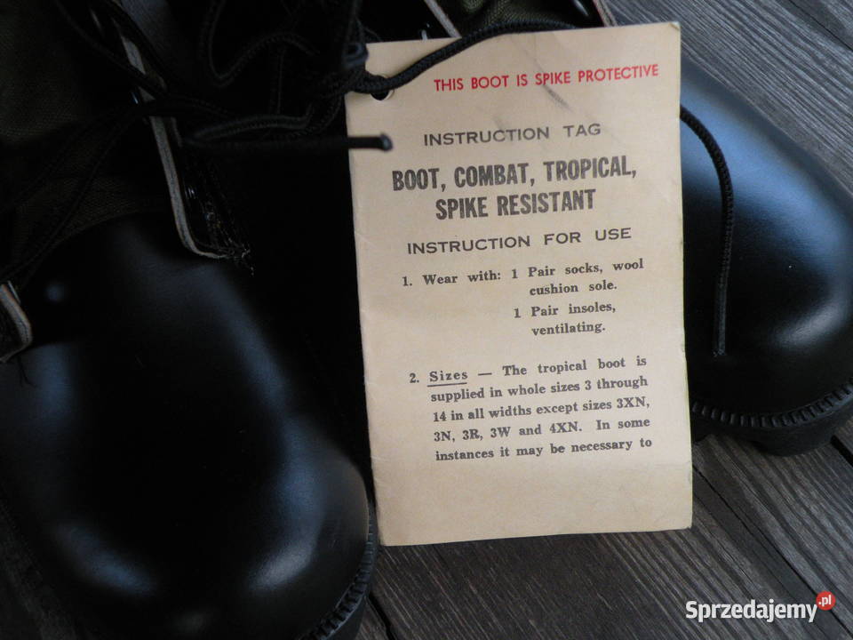 Buty Us Army Jungle boots 8XN 1970r