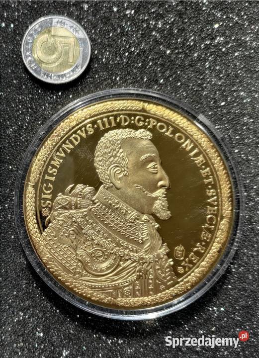 100 dukatów Zygmunt III 1629 średn 70 mm Bierutów