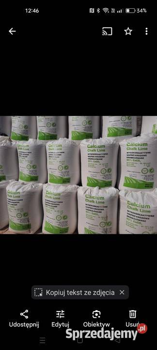 Wapno nawozowe granulowane kredowe magnezowe