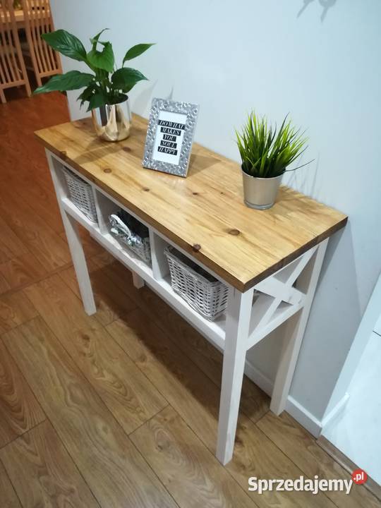 Konsola drewniana styl prowansalski 100cm Szadek