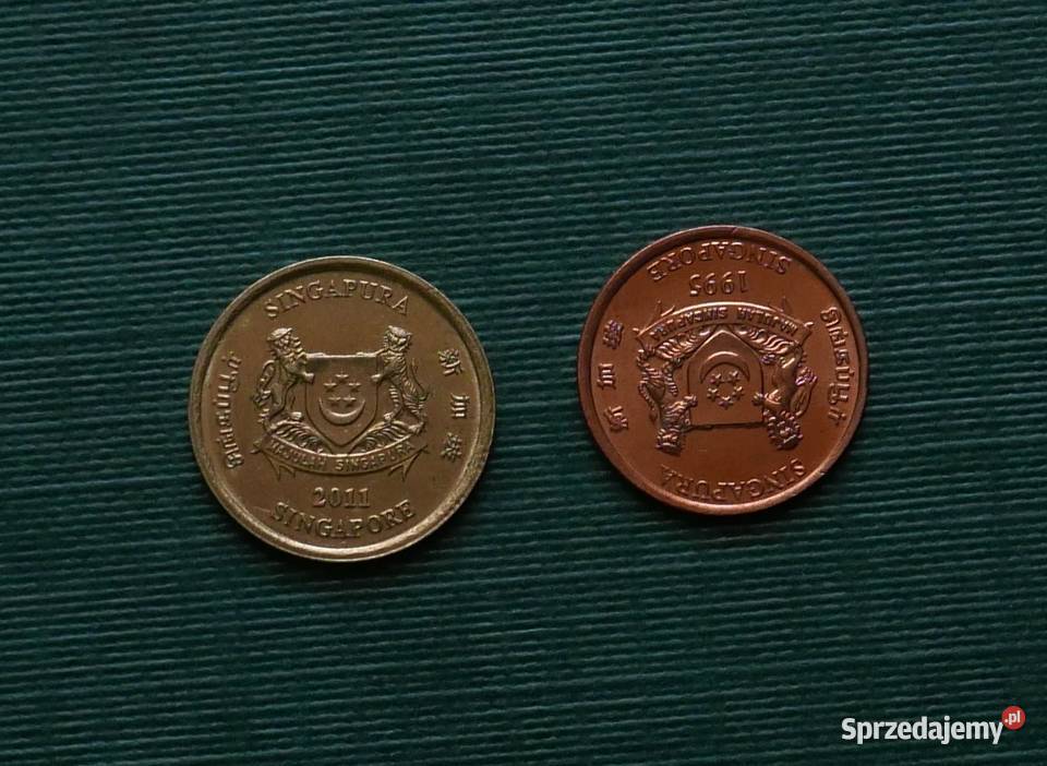 SINGAPUR 1cent 1995r 5 centów 2011r