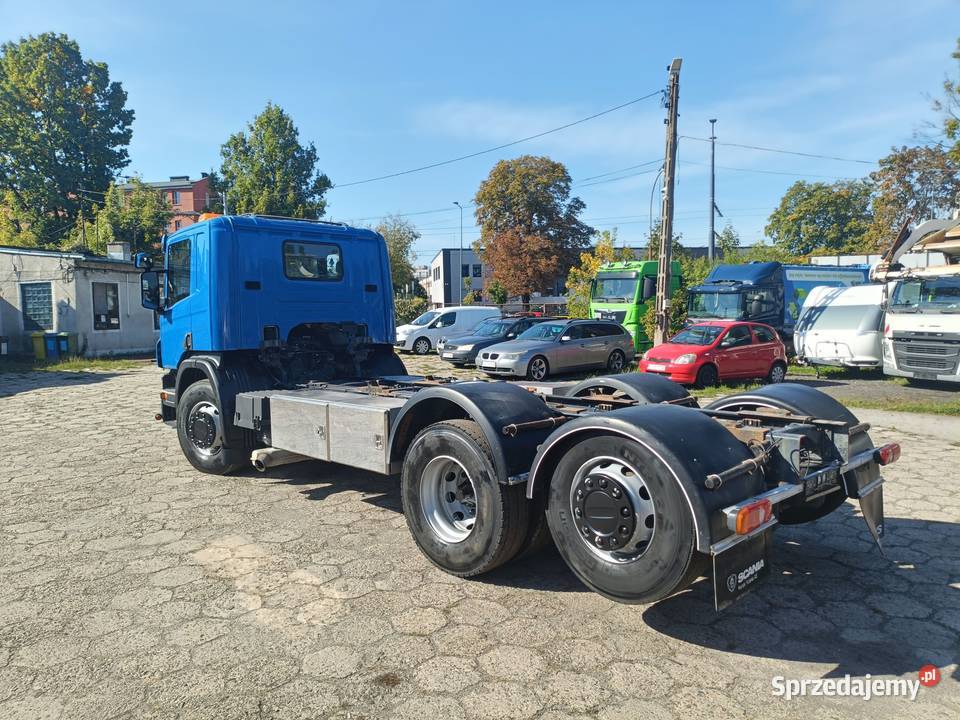 SCANIA P400 6x2 RAMA DO ZABUDOWY POD BECZKĘ komputer pokładowy śląskie Częstochowa