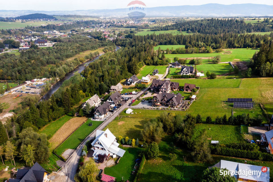 Działka budowlana w Białym Dunajcu oś Gile Biały Dunajec