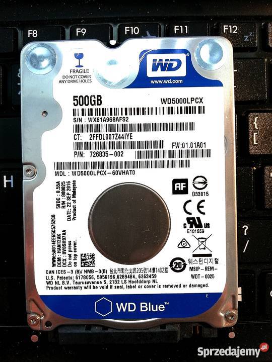 Жесткий диск wd blue mobile wd5000lpcx 500 гб обзор