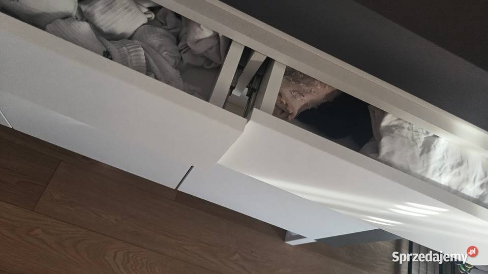 Szafka komoda biało szara piękna Rzeszów