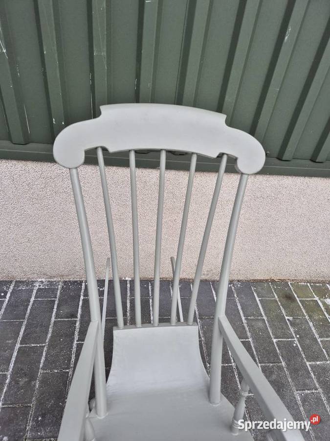 Drewniany fotel bujany Rawa Mazowiecka