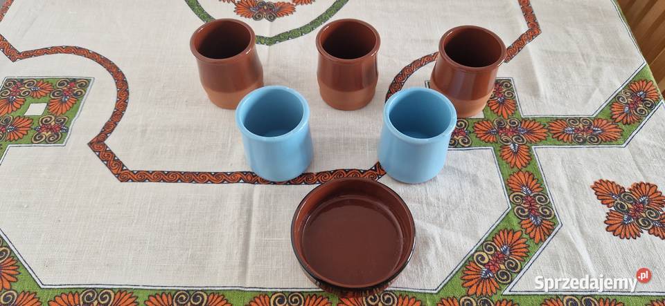 5 ceramicznych żaroodopornych kubków do grzanego inny kolor Warszawa