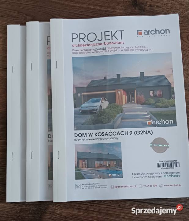 Sprzedam oryginalny projekt domu Dom w kosaćcach Pozostałe