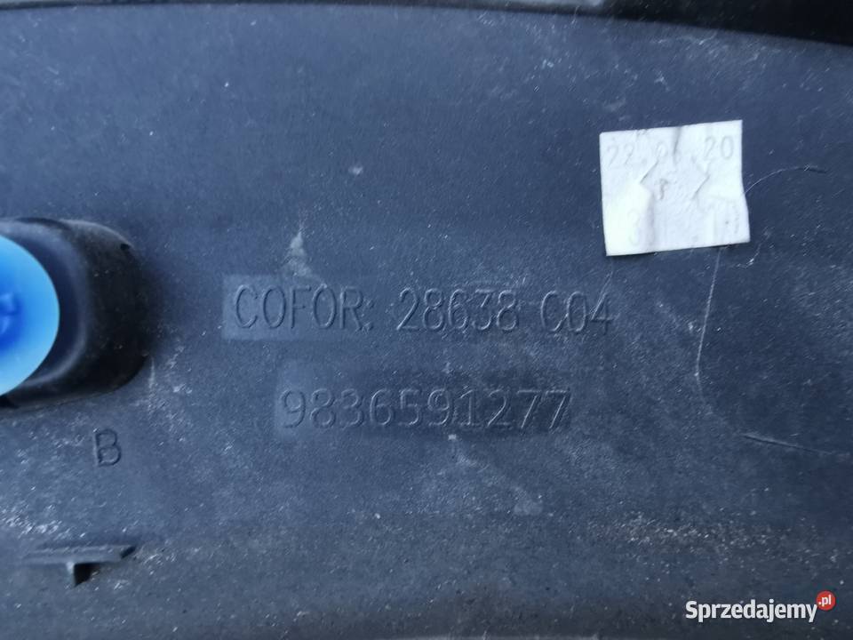 Listwa błotnika tył lewa lh peugeot 3008 II 2 16 osobowe wielkopolskie Sieraków sprzedam