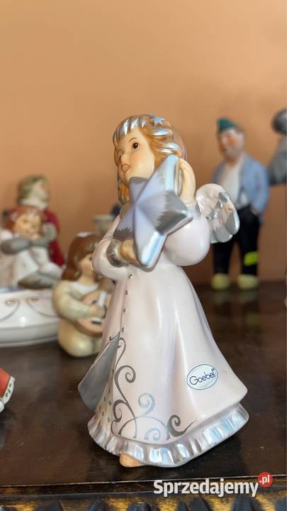 Figurka Aniołek ze świeczką Annual Engel Goebel Gdańsk