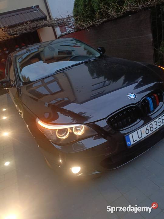 Bmw 5 e60 Sedan bezwypadkowy skora lpg gaz 170KM Seria 5 Lublin
