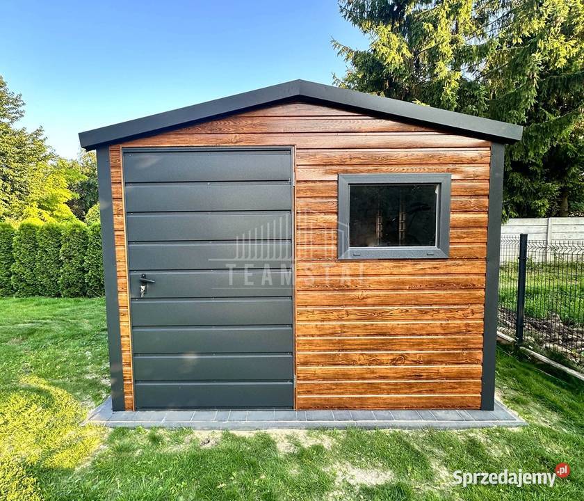 Schowek domek 25x25m drzwi okno drewnopodobny Domki narzędziowe