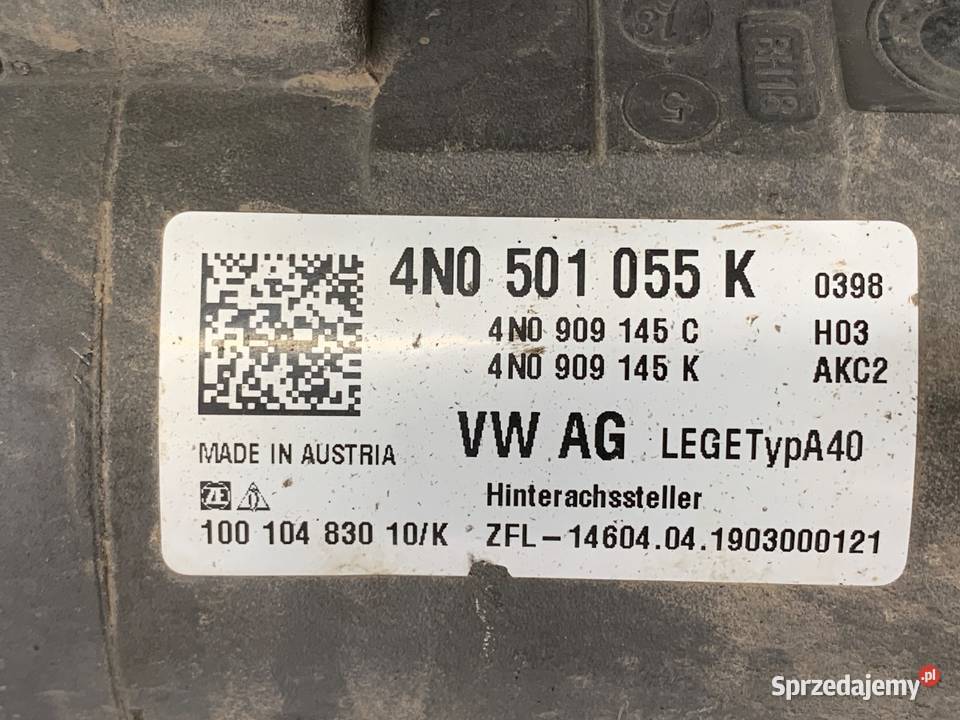 DRĄŻEK STABILIZATORA TYŁ AUDI A8 D5 4N0501055K