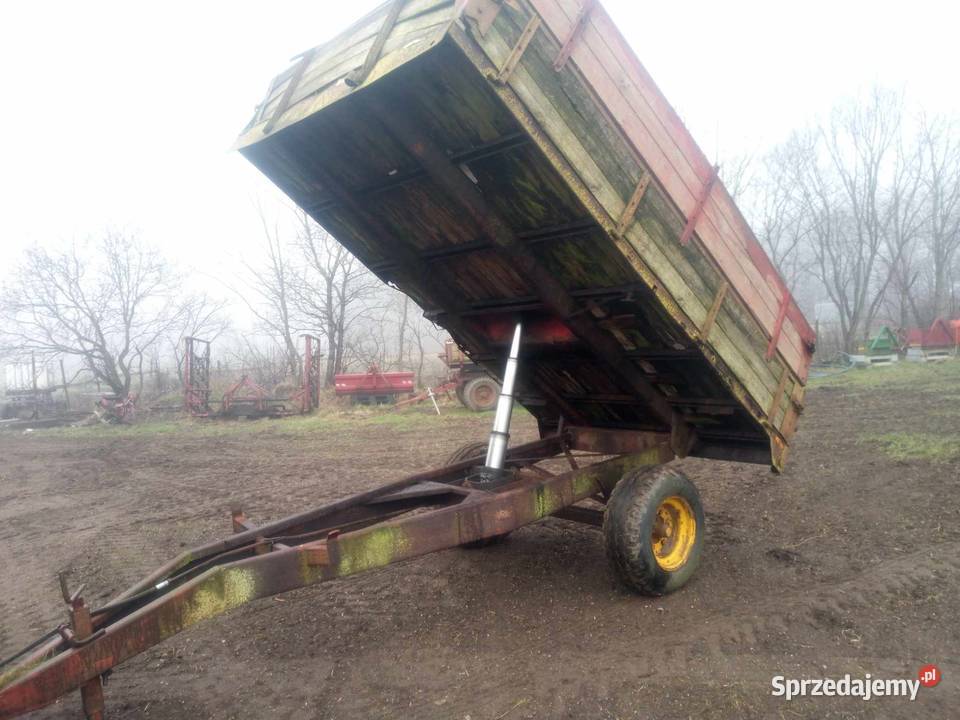 Przyczepa Tim 5t wywrotka na tył przyczepa Wąbrzeźno