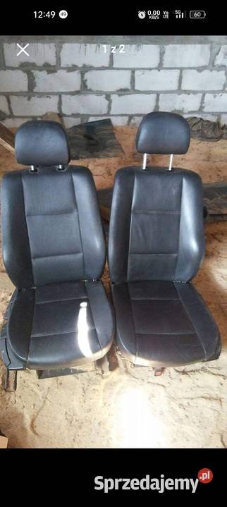 Fotele skórzane BMW E46 sedan Motoryzacja