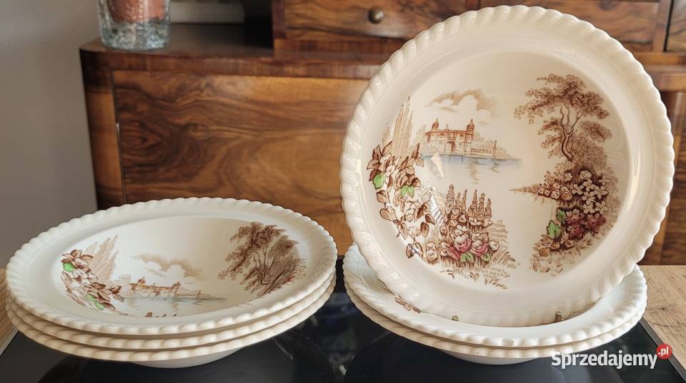 Angielska kostna porcelana Johnson Bros cru małopolskie Kraków sprzedam