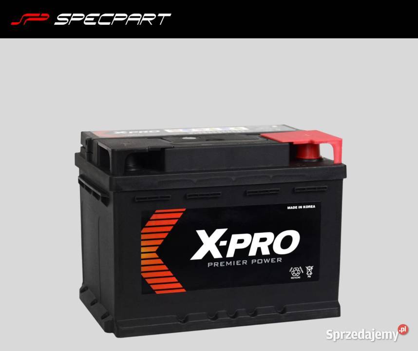 Akumulator XPRO 55Ah 480A EN wysoki Prawy Plus akumulatory Gdańsk