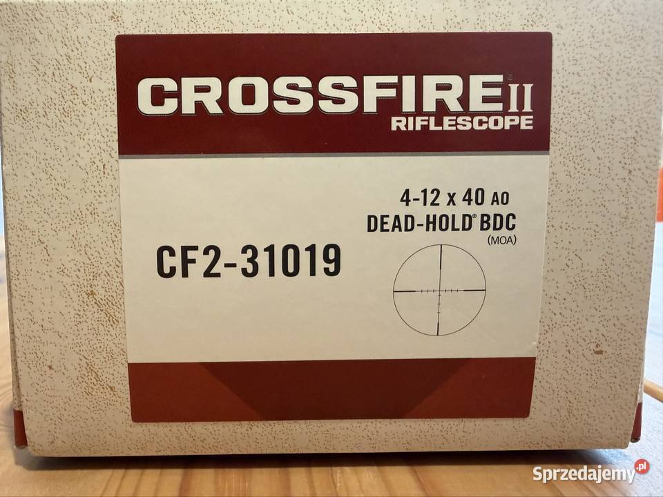 Luneta celownicza Vortex Crossfire II 412x40 AO mazowieckie Warszawa