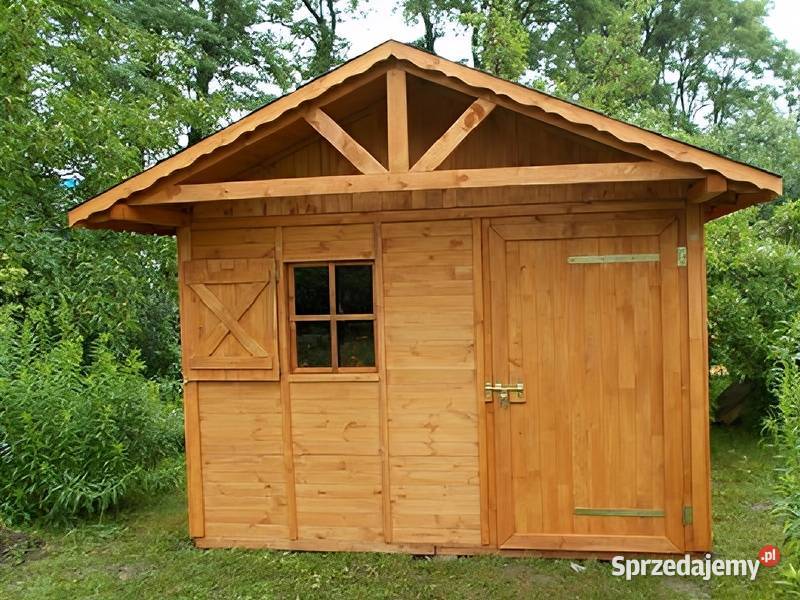 DOMEK NARZĘDZIOWY OGRODOWY DREWNIANY 3x3 DACH śląskie Parzymiechy