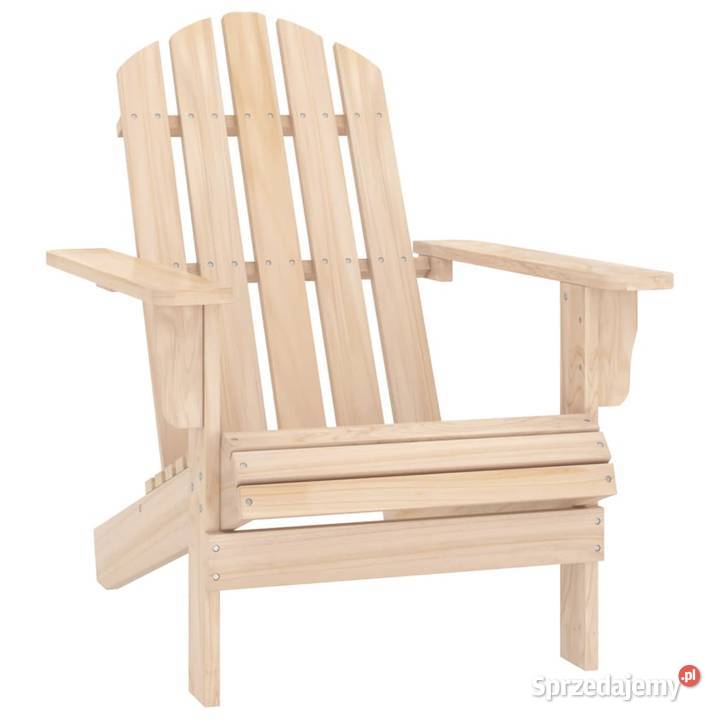 vidaXL Krzesło ogrodowe Adirondack, lite drewno jodłowe