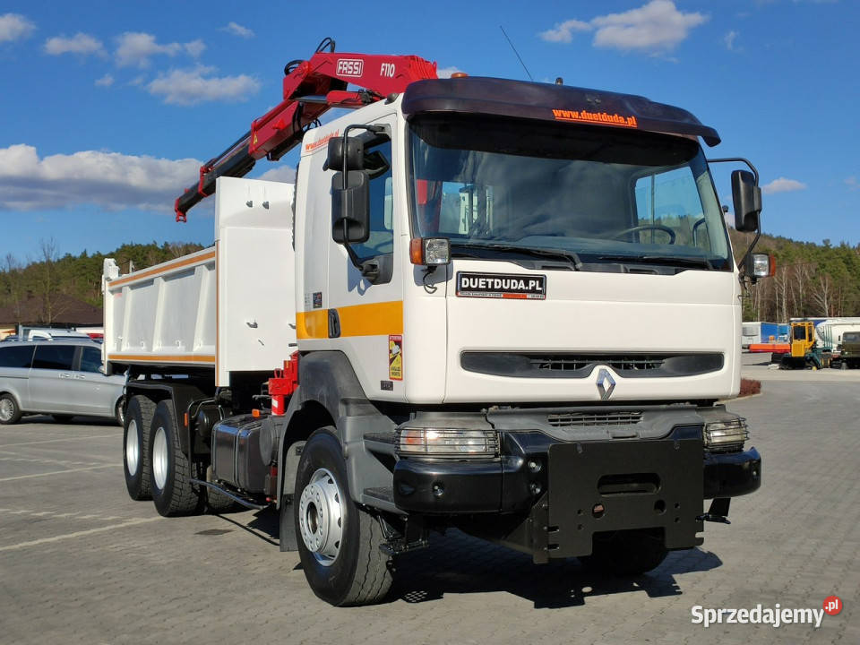 Renault Kerax 26370 6x4 Mocny HDS FASSI F110 Bez Widełki sprzedam