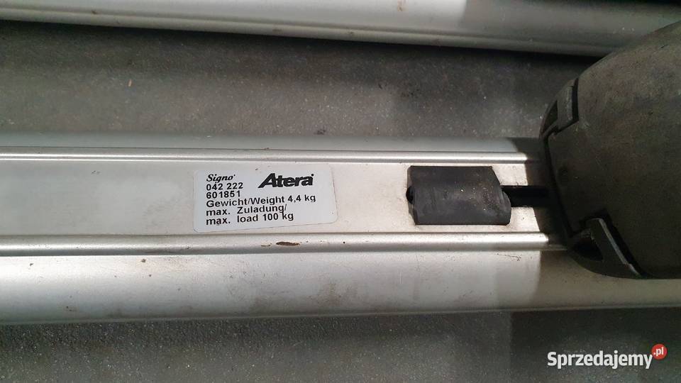 Atera Signo bagażnik dachowy 100 relingi uchwyt lubelskie