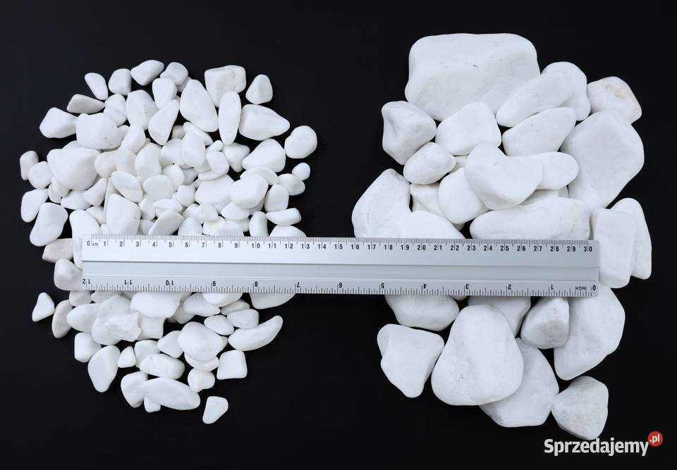 Otoczak Biały Thassos kamień ozdobny ogrodowy Obrzeża i palisady małopolskie Dobra