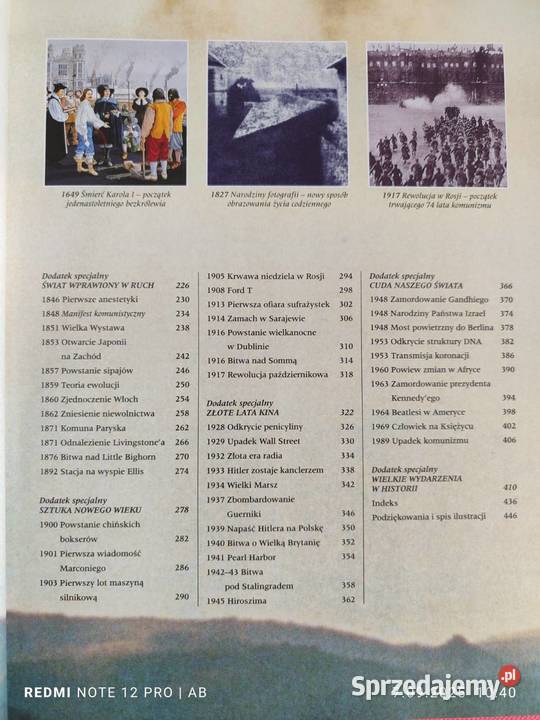 Co gdzie kiedy Zdarzenia które zmieniły świat sprzedam