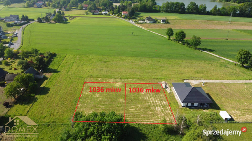 Ogłoszenie grunt Ochaby Małe 1036m2